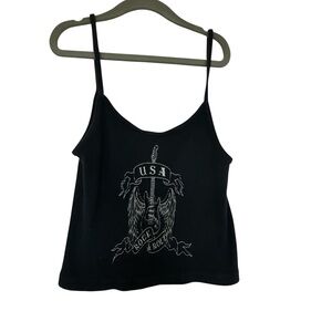 Brandy Melville  USA Rock & Roll Tank Top